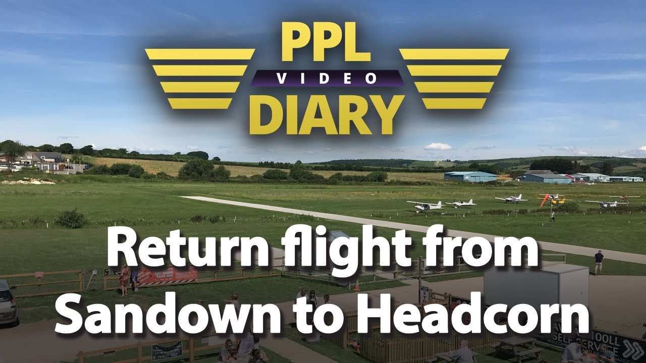 Return flight from Sandown (EGHN) to Headcorn (EGKH) in a Cessna 172F (G-ATWJ) - Full ATC