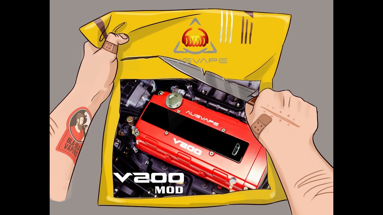 Augvape V200 BOX Mod Движение в правильном направлении...