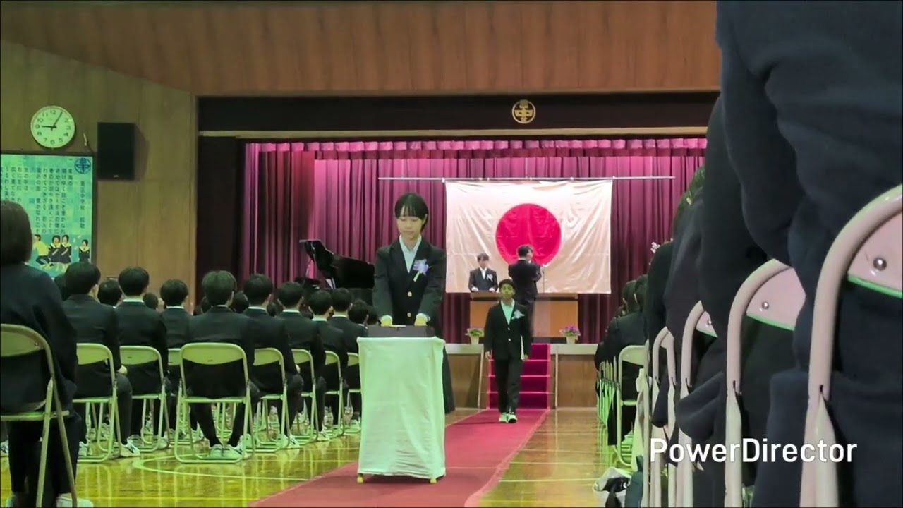 中学卒業式　恵蓮