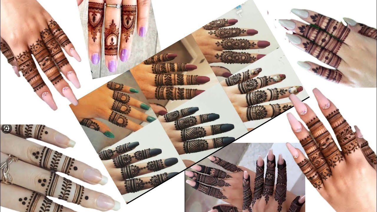 Bridal heavy finger mehndi designs || dulhan mehndi k designs