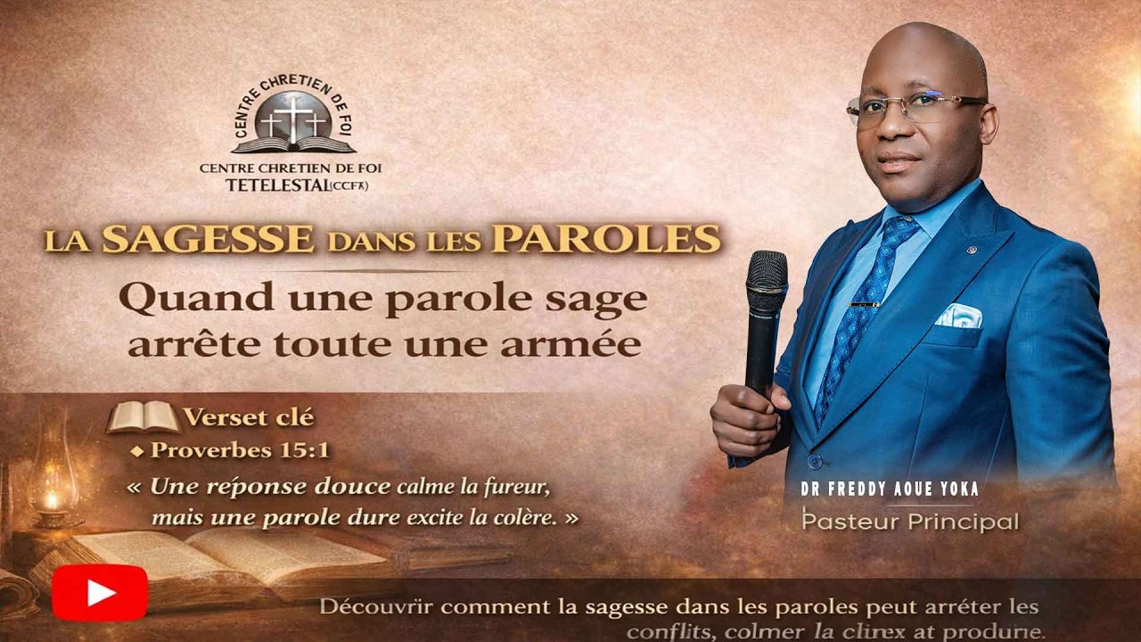 LA SAGESSE DANS LES PAROLES  / Dr FREDDY AOUE YOKA-@-----249