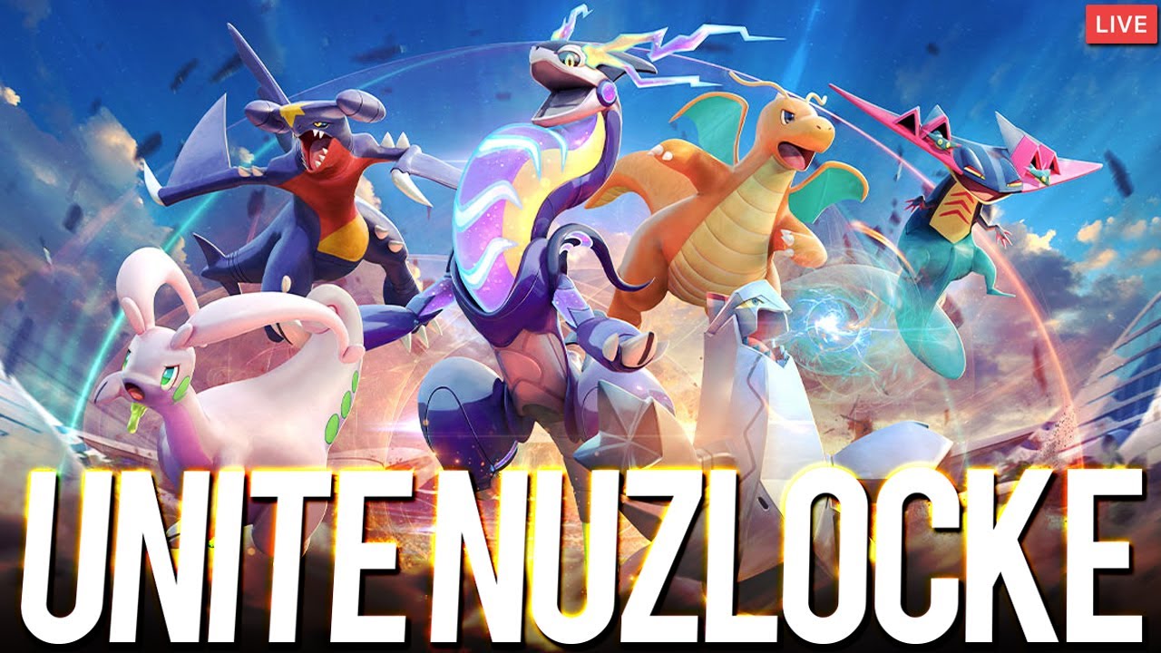 🔴DRAGON TYPE NUZLOCKE IN UNITE ! NEW SERIES ! | Pokemon UNITE Live 🔴 !phone