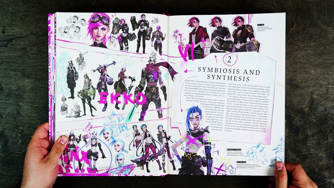 Artbook ASMR - The Art and Making of Arcane - Flip Through, Relaxing, ASMR