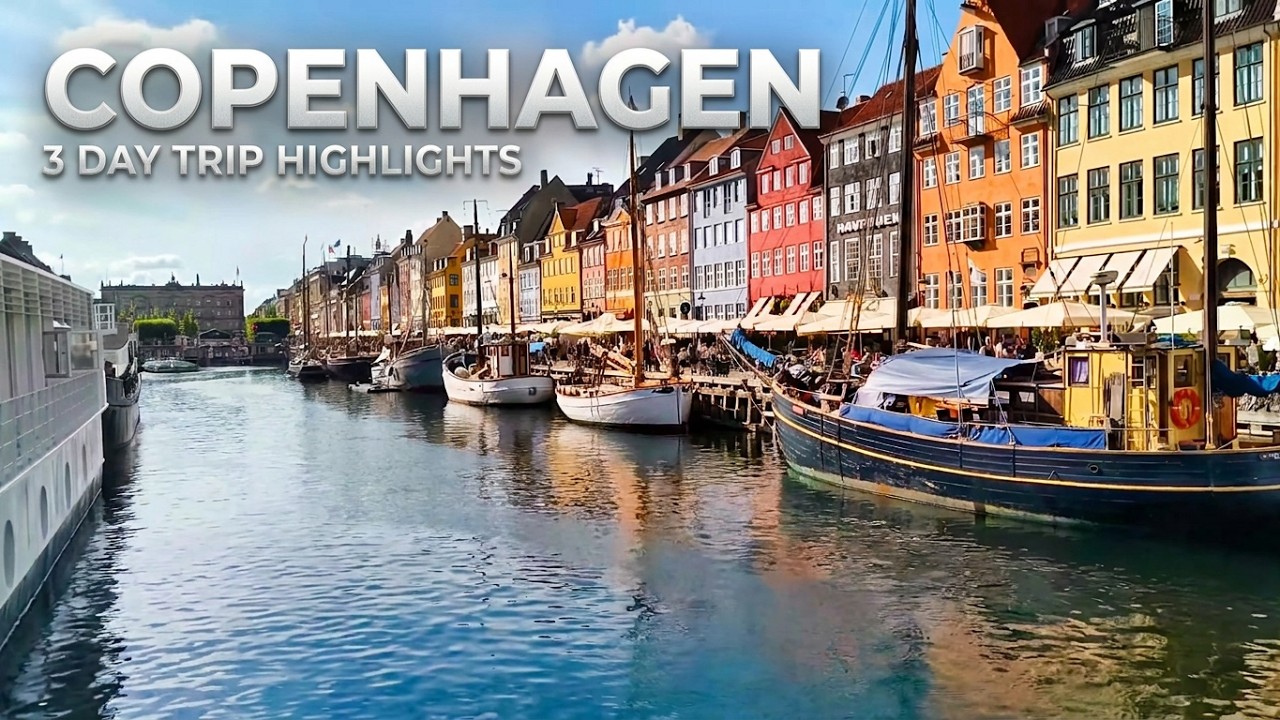 Copenhagen July 2025 🇩🇰 3 day trip highlights | Walking Video