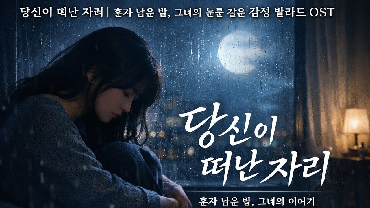 당신이 떠난 자리 | 혼자 남은 밤, 그녀의 눈물 같은 감성 발라드 OST