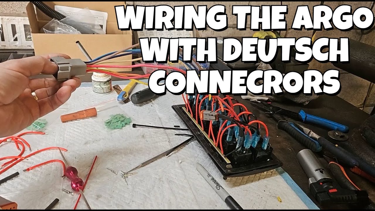 Big Block Argo Build Episode 19 Electrical Deutsch Connectors