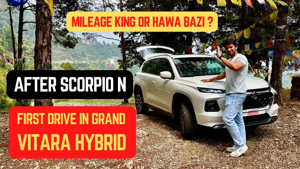 Scorpio N Owner's Grand Vitara Hybrid First Drive: The REAL Switch? #scorpion #hybrid #ev