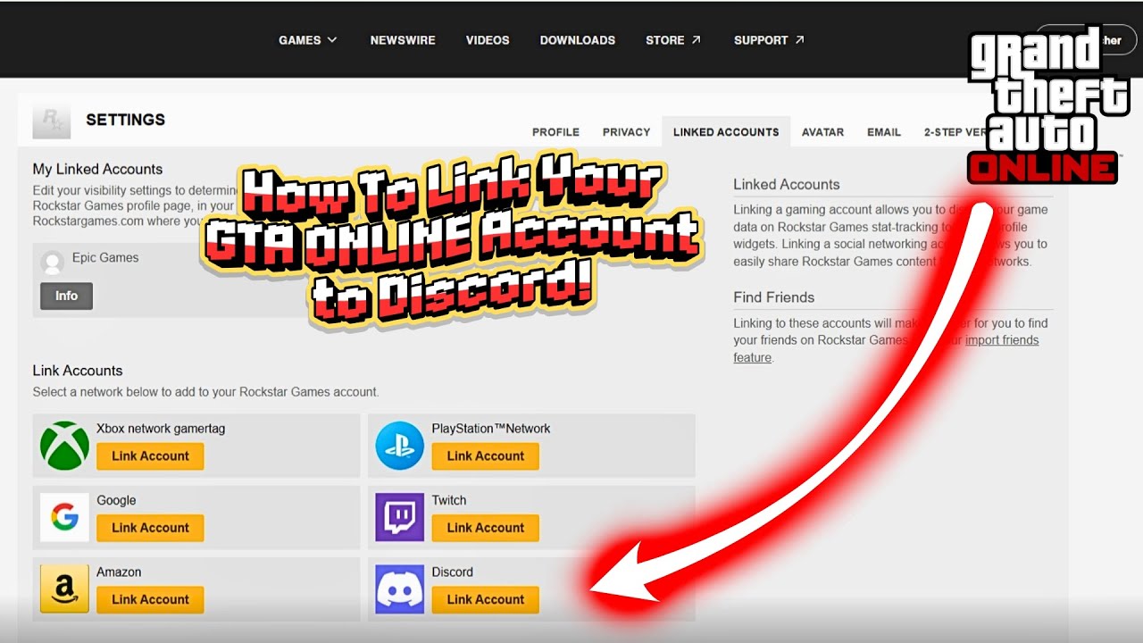 EASY WAY TO LINK YOUR ROCKSTAR ACCOUNT TO DISCORD FOR GTA$500,000 REWARD IN GTA ONLINE