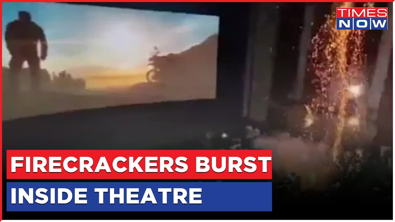 Fans Burst Firecrackers Inside Maharashtra Theatre, Police Initiates Investigation | Watch Video