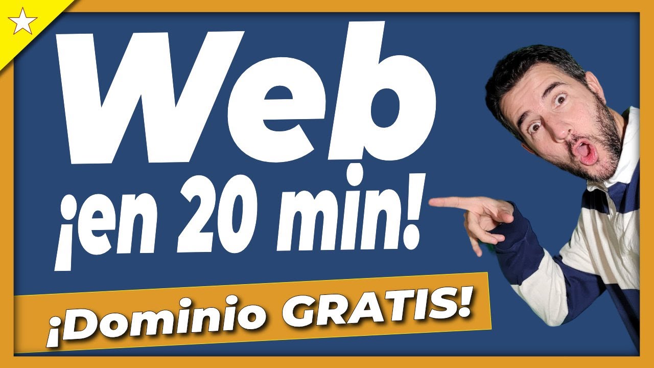 CREA TU WEB EN 20 MINUTOS 🚀🚀🚀🚀