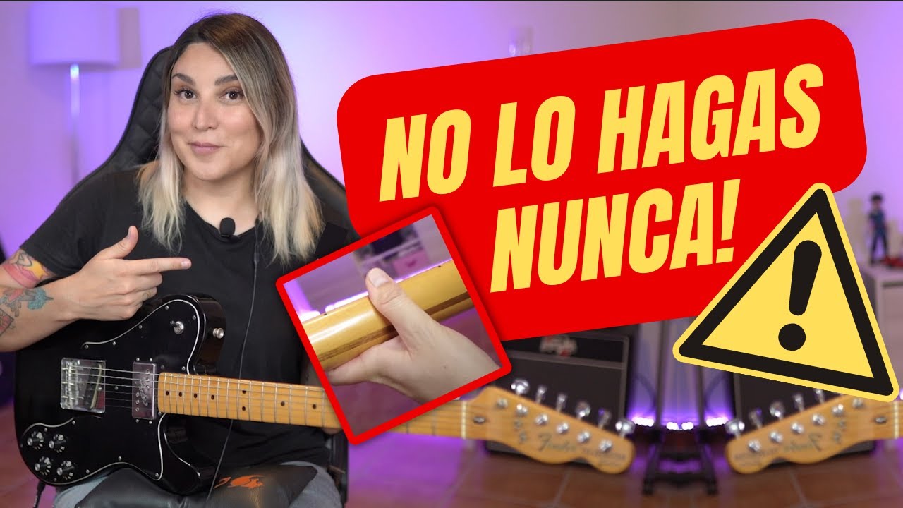ESTO TE HACE LENTO Y TORPE CON LA GUITARRA!