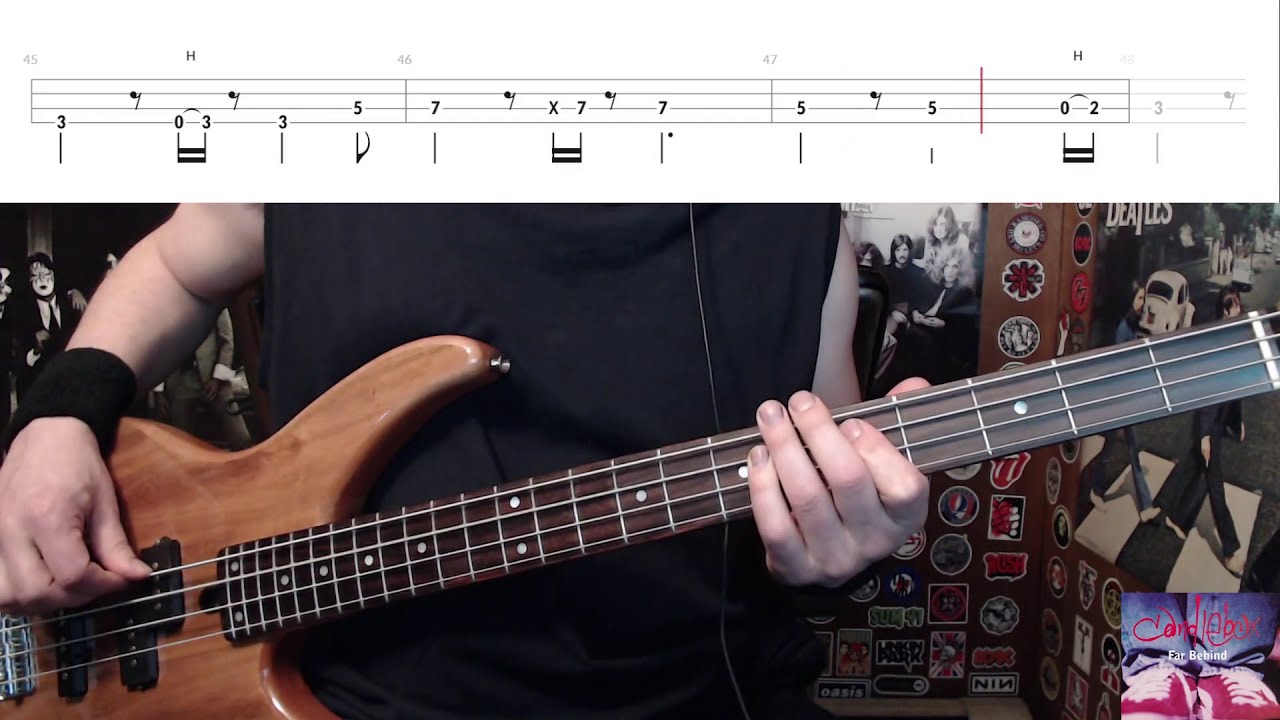 Far Behind by Candlebox - Bass Cover with Tabs Play-Along