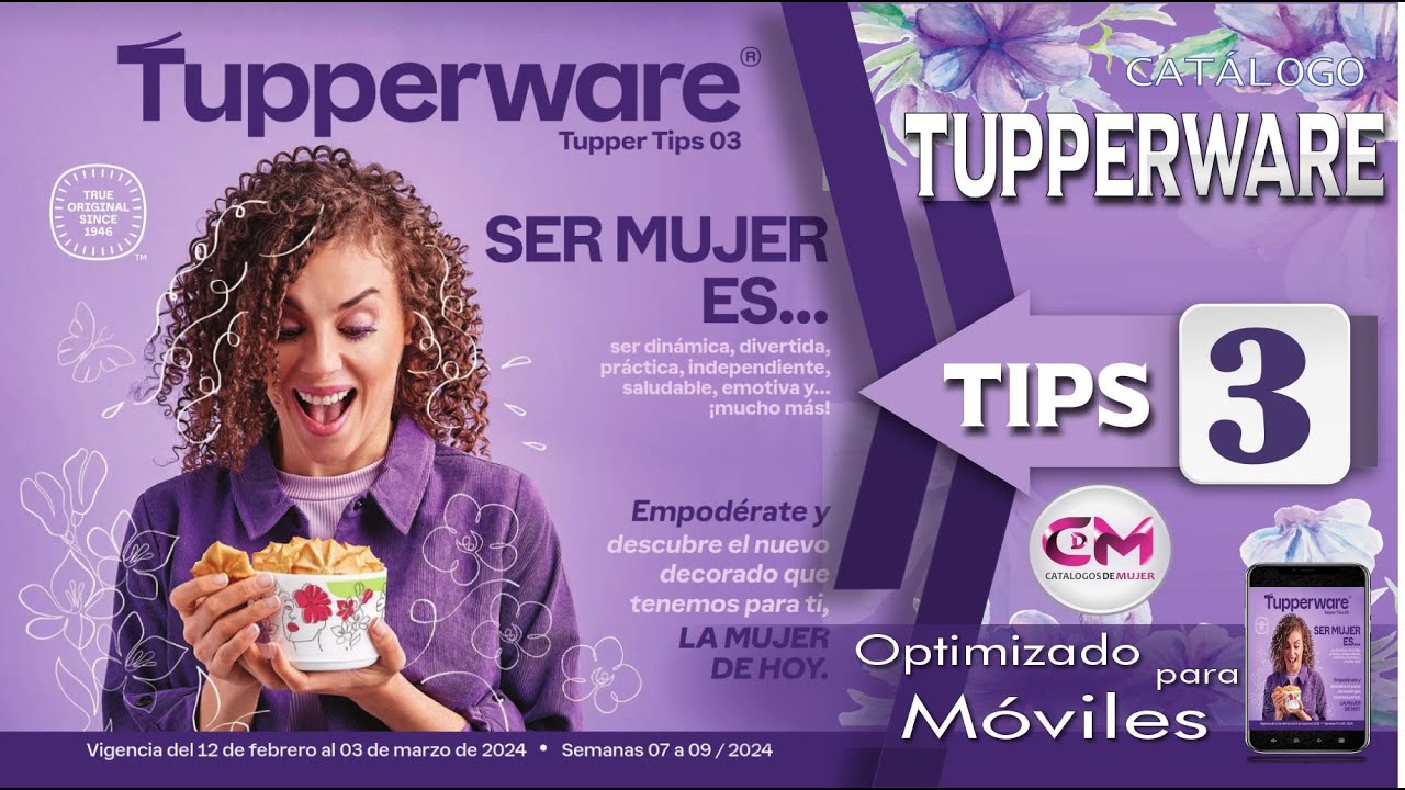 TUPPERWARE TIPS 3 2024  ➠CATALOGO TUPPERWARE