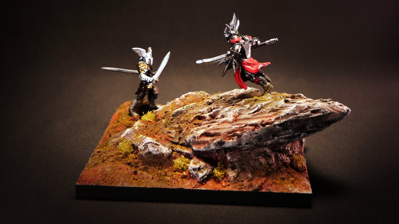 How did I craft this tiny epic duel? [An Aethercall Story | Diorama]