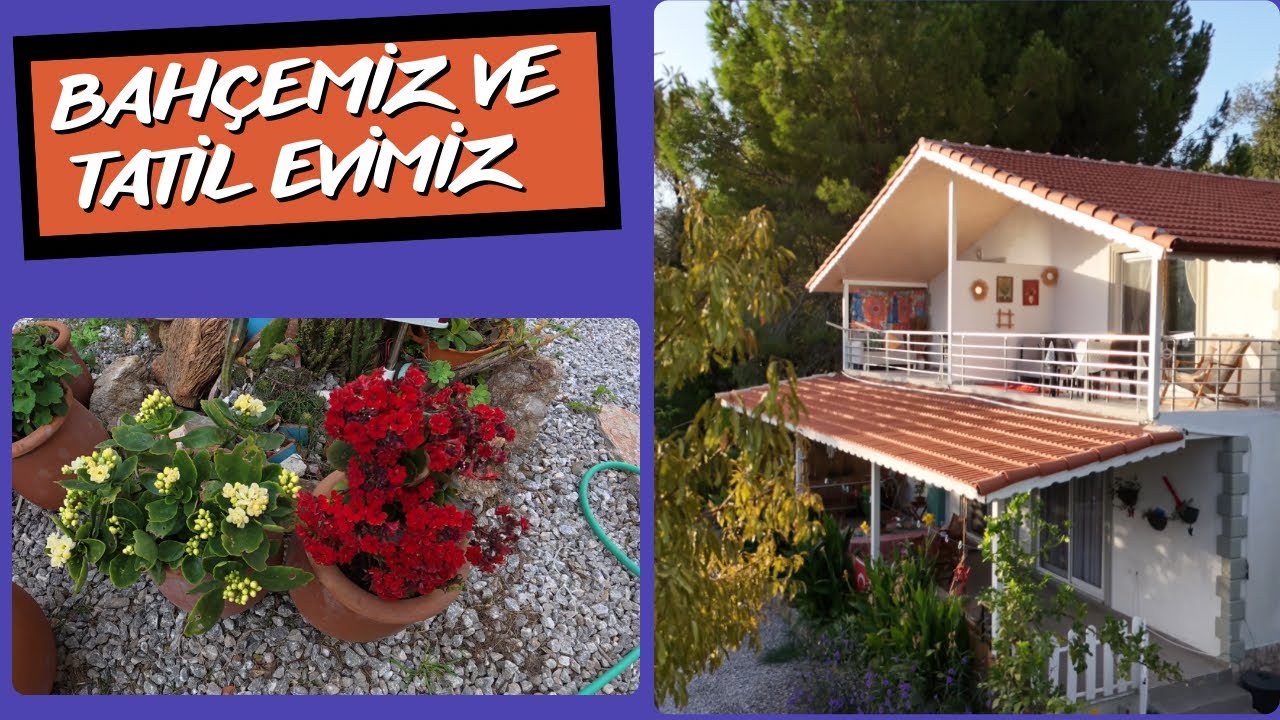 BAHÇEMİZİ VE TATİL EVİMİZİ GÖSTERİYORUZ😊