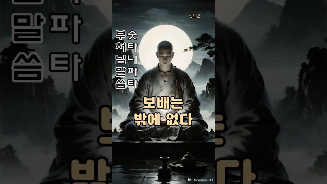세상에서 가장 큰 보배는 무엇일까 #부처님말씀 #명상수행#마음공부#깨달음#불교지혜