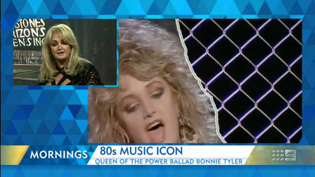 Bonnie Tyler - Mornings interview Australia Dec 2015
