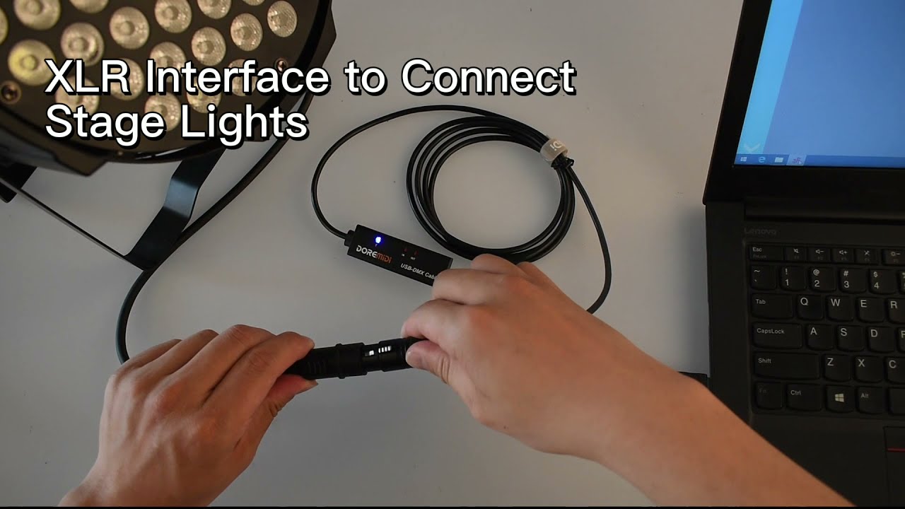 【DOREMiDi】High quality USB to DMX/RDM cable