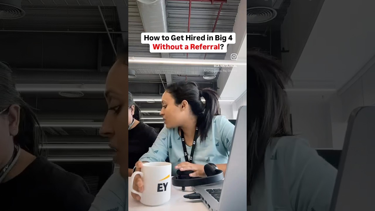 How to get hired in big 4 without a referral? #shorts #shortsvideo
