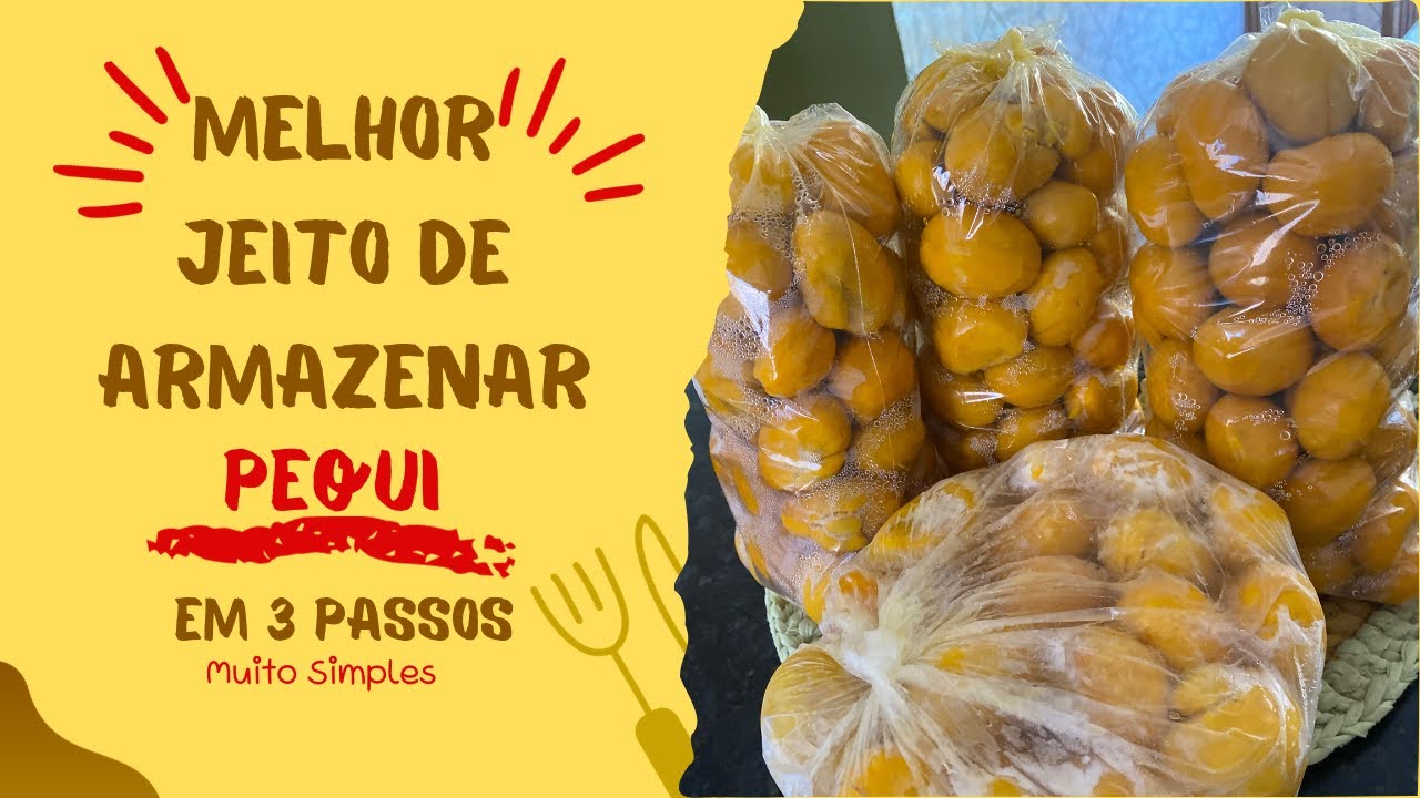 A MELHOR Maneira de Preparar os Pequis para Congelar! | Passo-a-Passo | Eu sou Irene