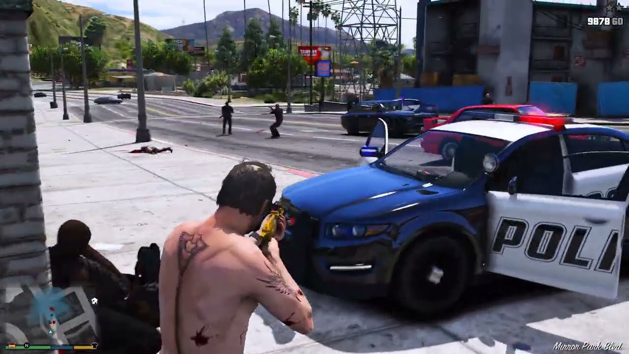 GTA 5 - Trevor's Fight With The Lost MC
