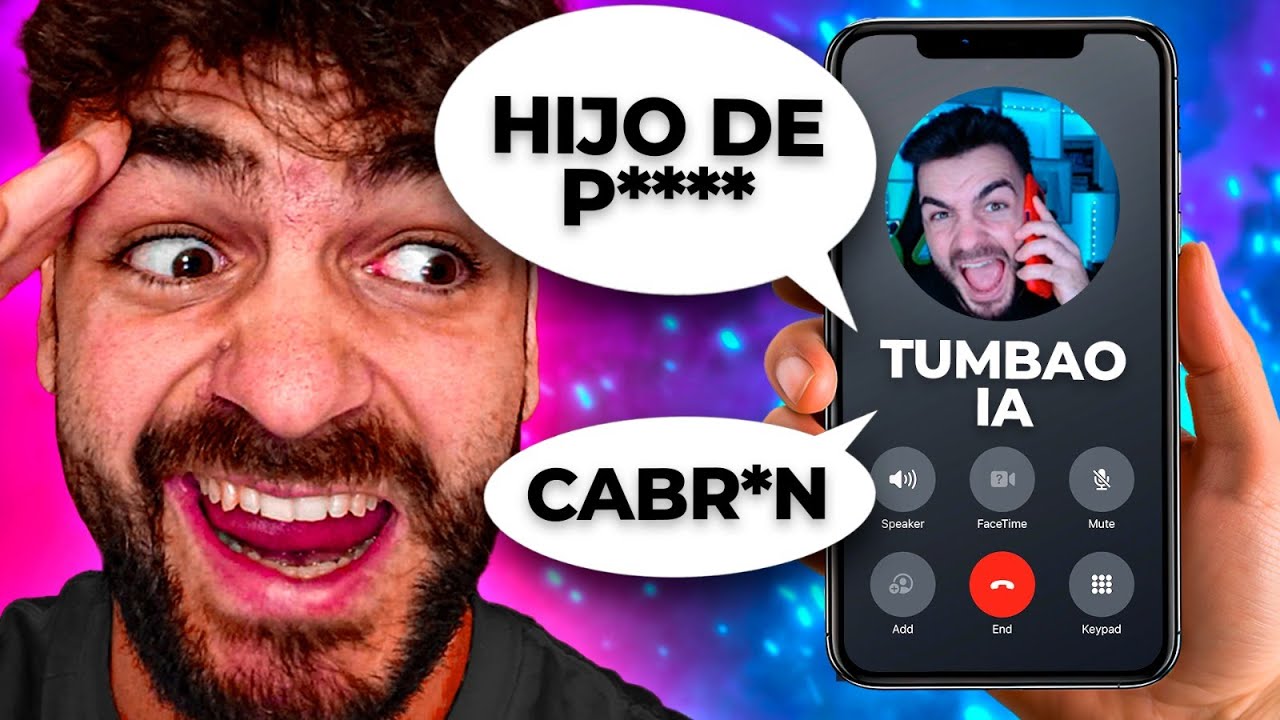 MI PROPIO CLON DE IA ME IMITA Y ME INSULTA