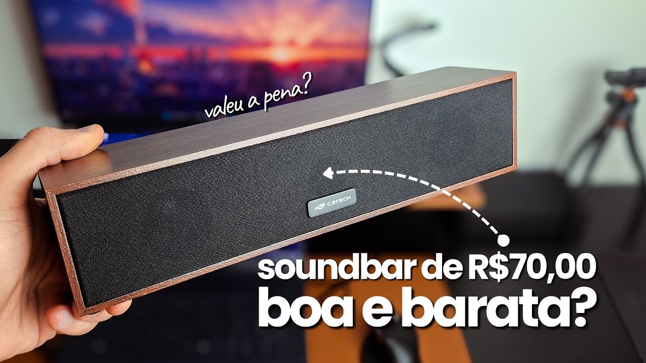 Comprei uma Soundbar barata | será que valeu a pena?