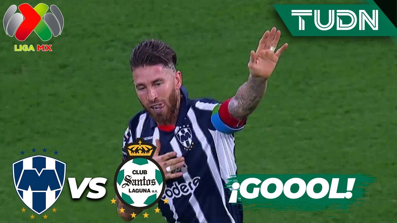 &iexcl;HISTORIA! Primer gol de Sergio Ramos en rayados  | Monterrey 2-1 Santos | Liga Mx - CL2025 J10 |