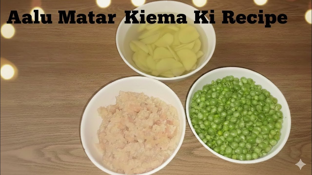 Aalu ki man matar ki recipe