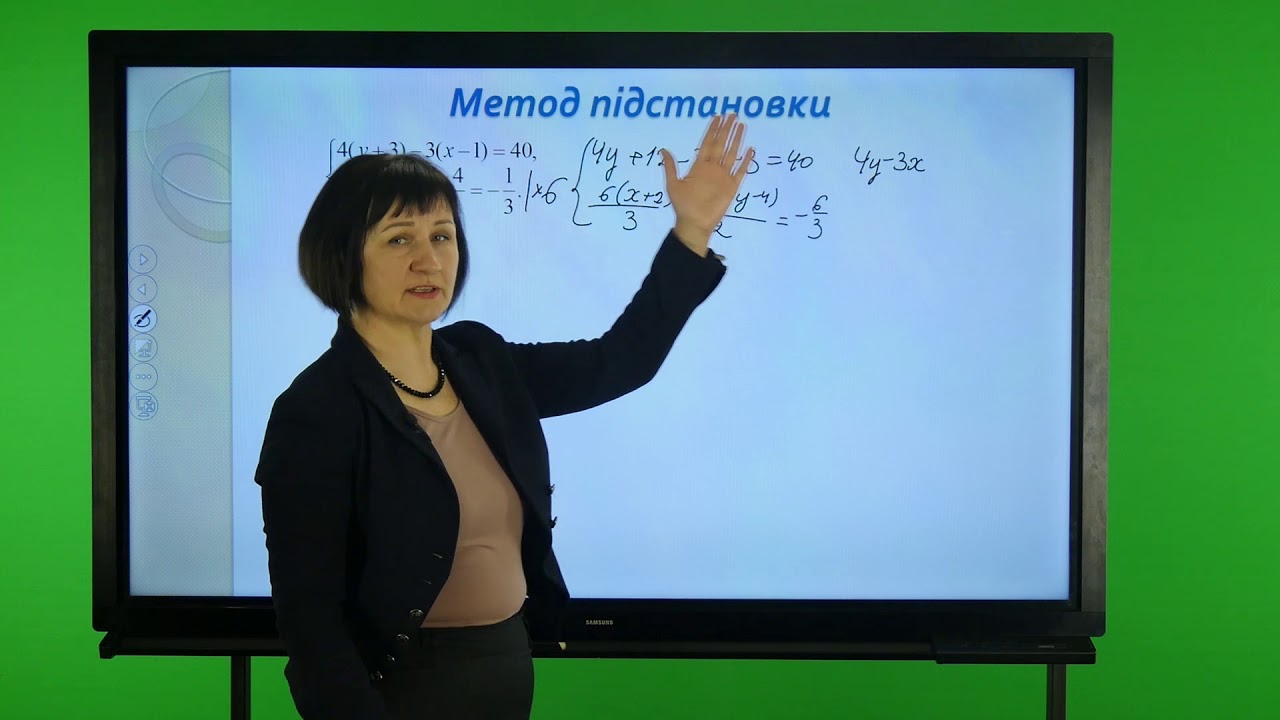 Алгебра. 7 клас. Метод підстановки