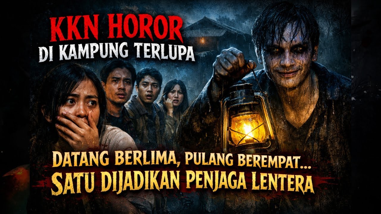 KKN HOROR DI KAMPUNG TERLUPA — Datang Berlima, Pulang Berempat… Satu Dijadikan Penjaga Lentera