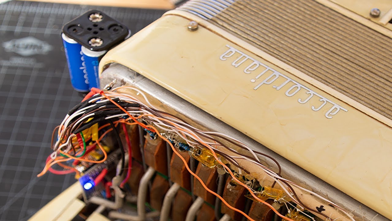 [Bytes #2-5] DIY Bluetooth MIDI Accordion