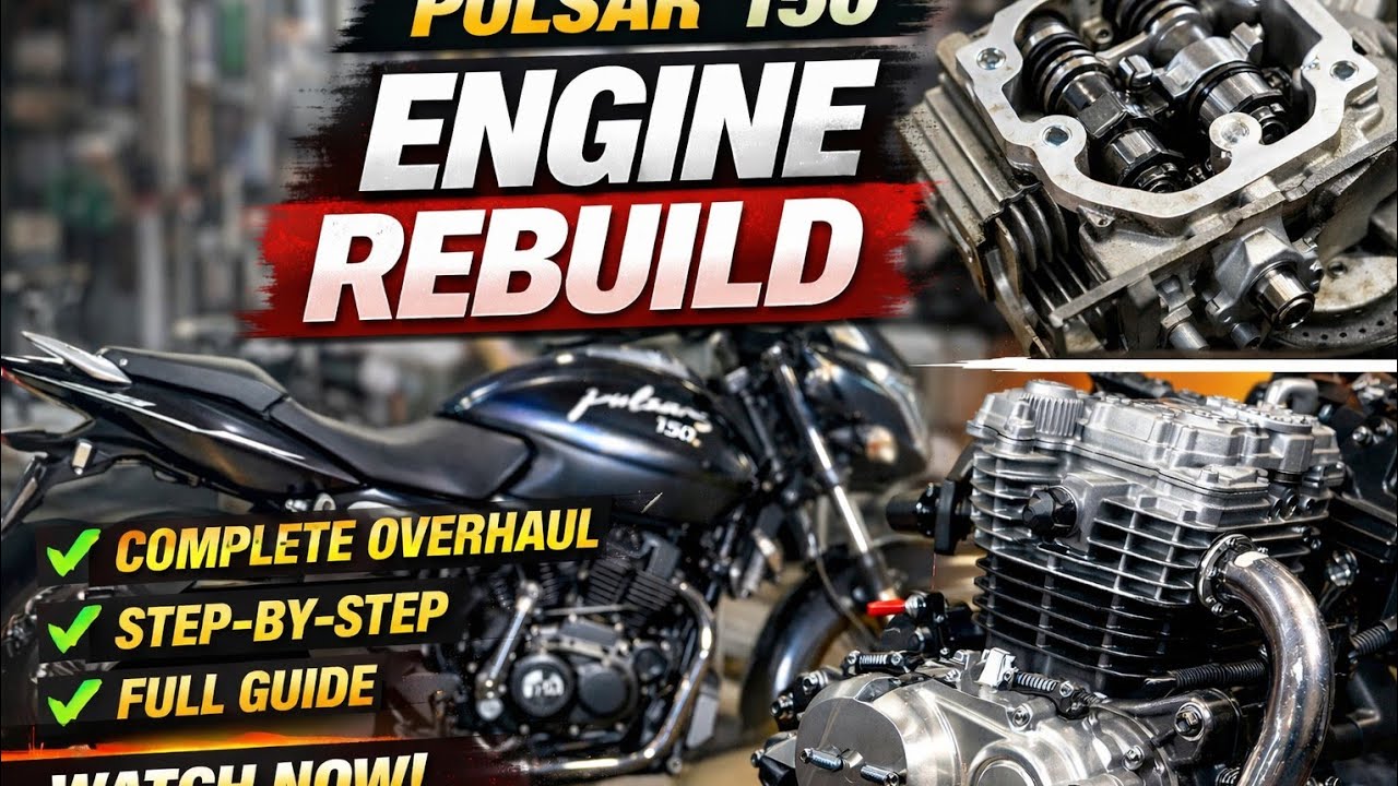 Pulsar 150 ka engine kaise banta hai / how to assemble Pulsar 150 full engine / engine repairing