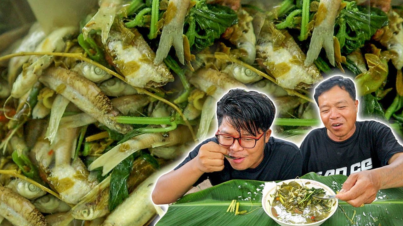 ทำอาหารในป่า ต้มปลาทั้งตัว ไม่เอาขี้ออก กล้ากินไหม l ครัวป่าไผ่ SAN CE