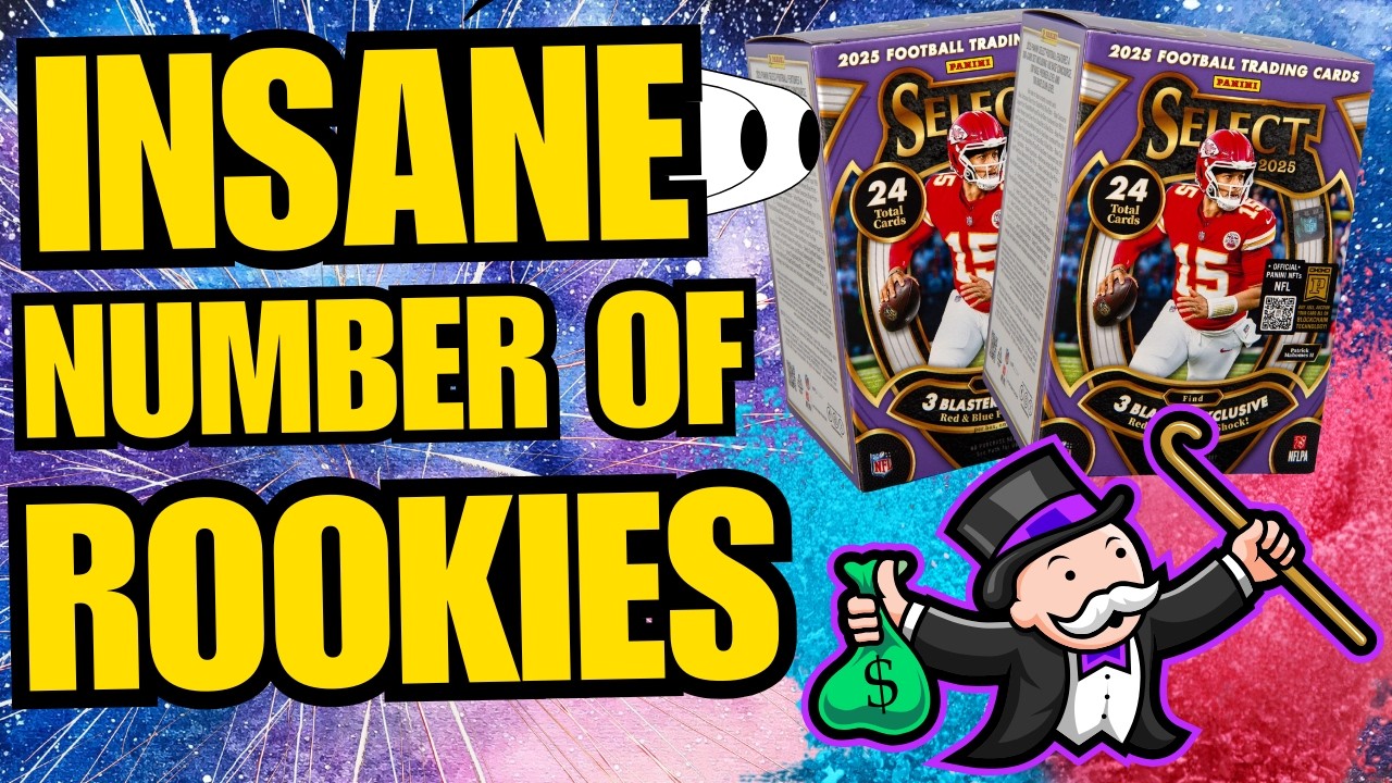 Panini Select Football Blaster Box Opening: I Hit a RARE Zebra Parallel!