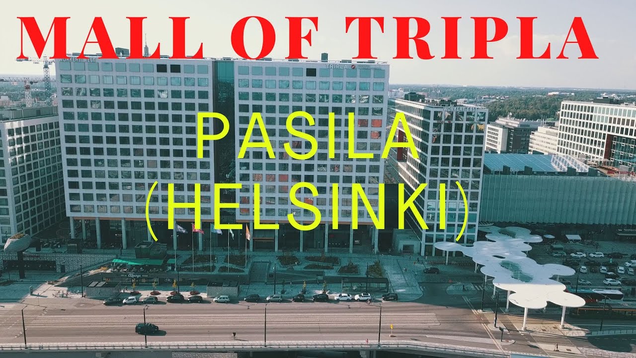 Drone DJI Mavic Pro 4K-Mall of Tripla Pasila Helsinki Finland