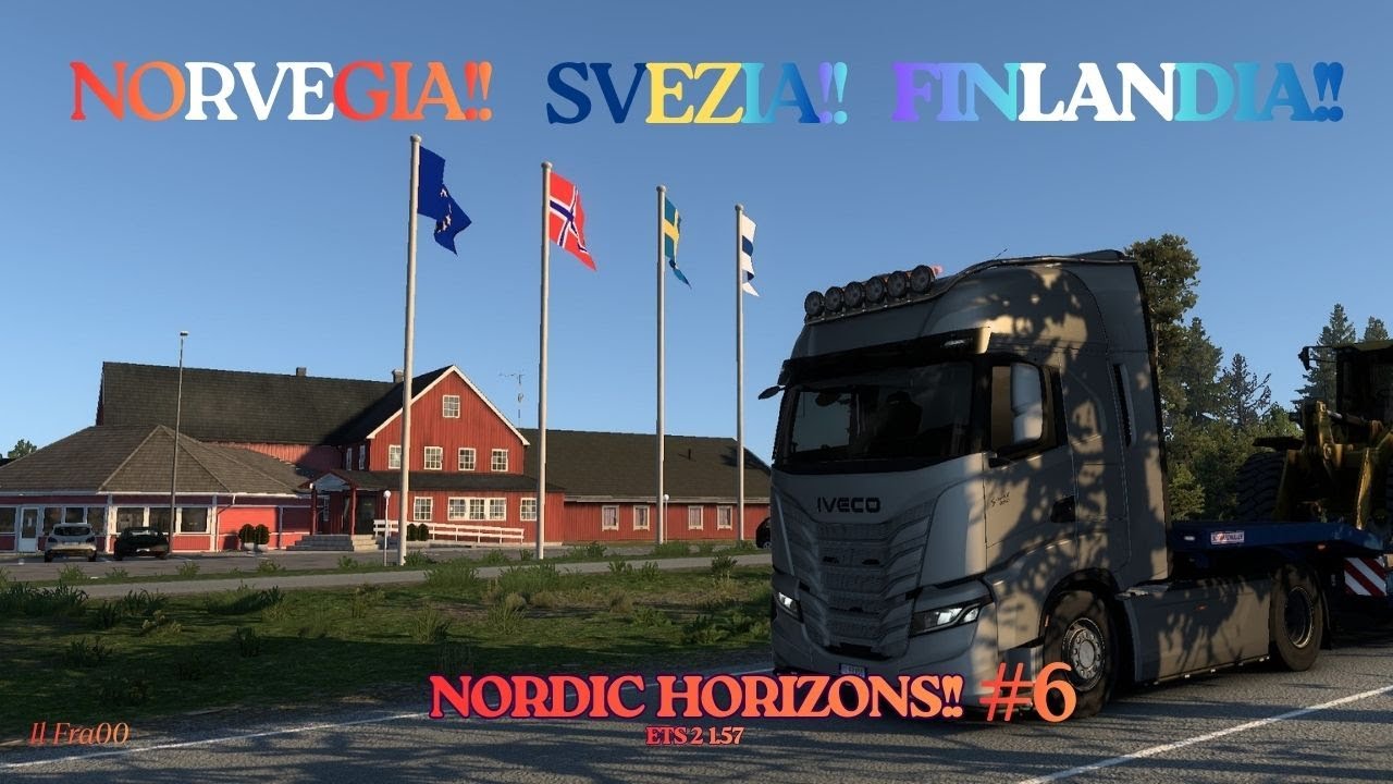 [V. 1.57] ETS 2 - Attraversiamo i 3 Stati della Scandinavia!! (Nordic Horizons) Parte 2 🇳🇴 🇸🇪  🇫🇮