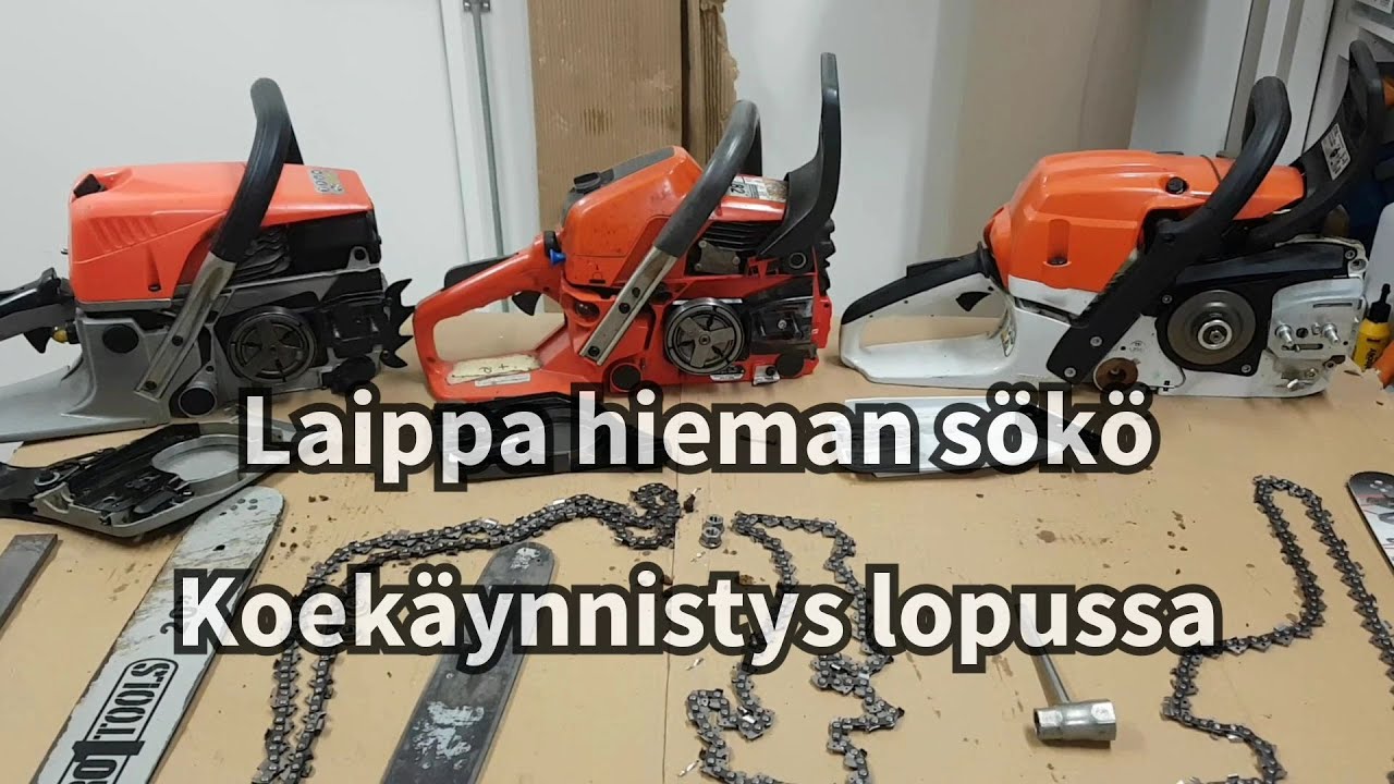 Sahojen huolto TALVI- ja kesäsavotan jäljiltä