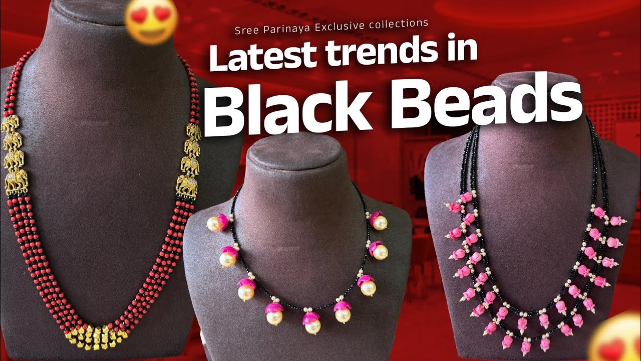 Latest Black Beads Trends 2026 💥 Must Watch Designs | Whatsapp  7842720560 #blackbeads #jewellery 
