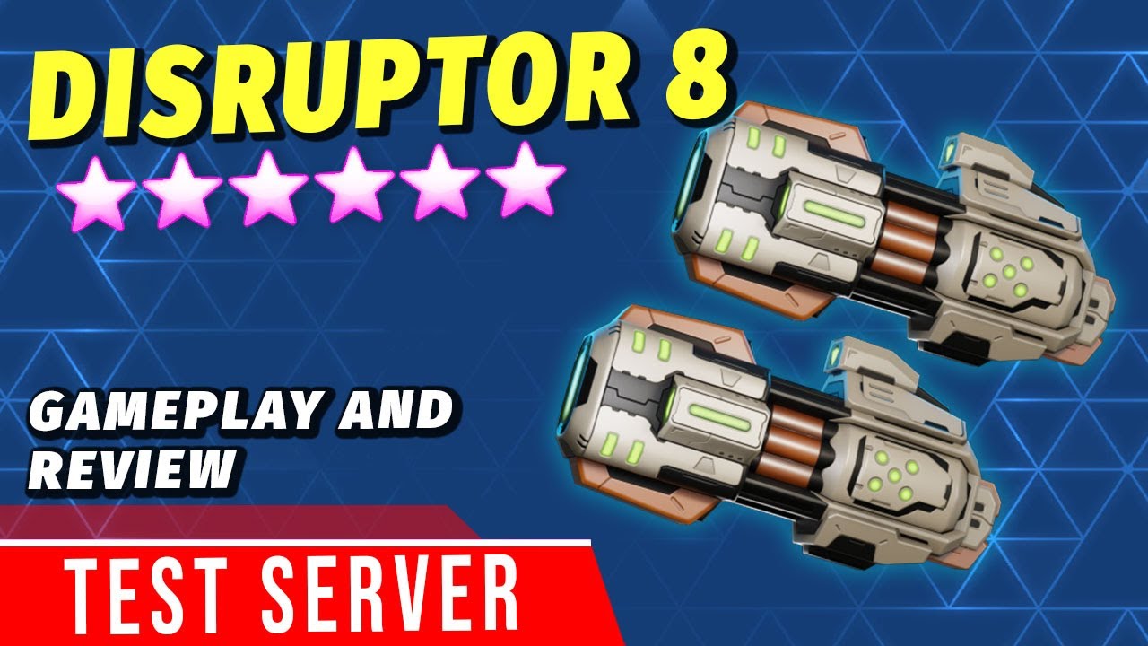 My thoughts on Disruptor 8 | Test Server Weapon Review | Mech Arena