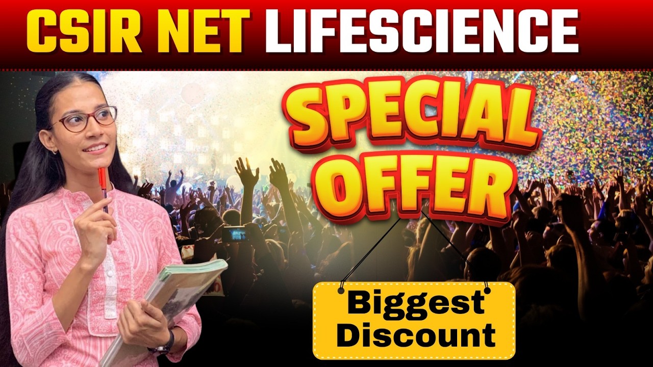 Biggest offer on the course | CSIR NET LIFESCIENCE JUNE 2026 #apnasapnajrf