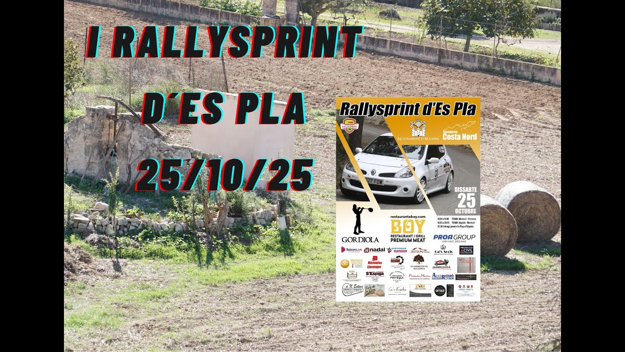 I RALLYSPRINT D´ES PLA 25/10/25