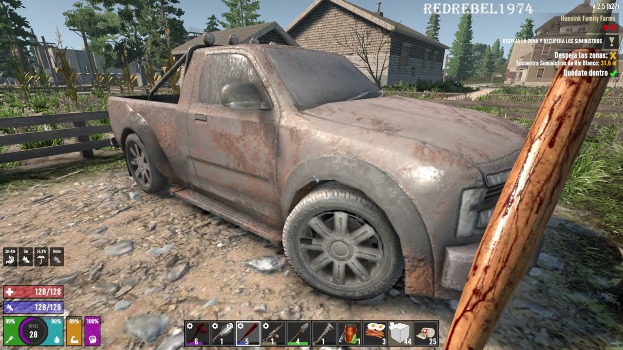 7 Days To Die Project Z 2 5 Cap  018 Palo de acero