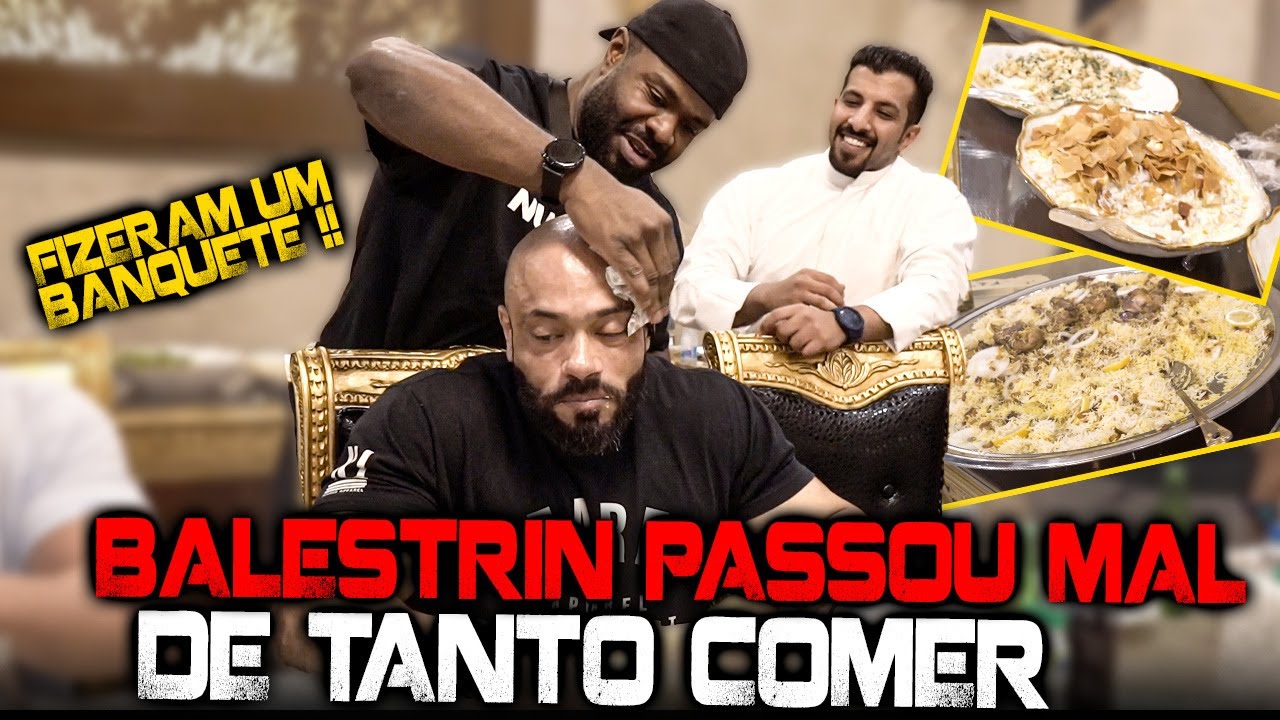 BALESTRIN PASSOU MAL DE TANTO COMER - FIZERAM UM BANQUETE !!!