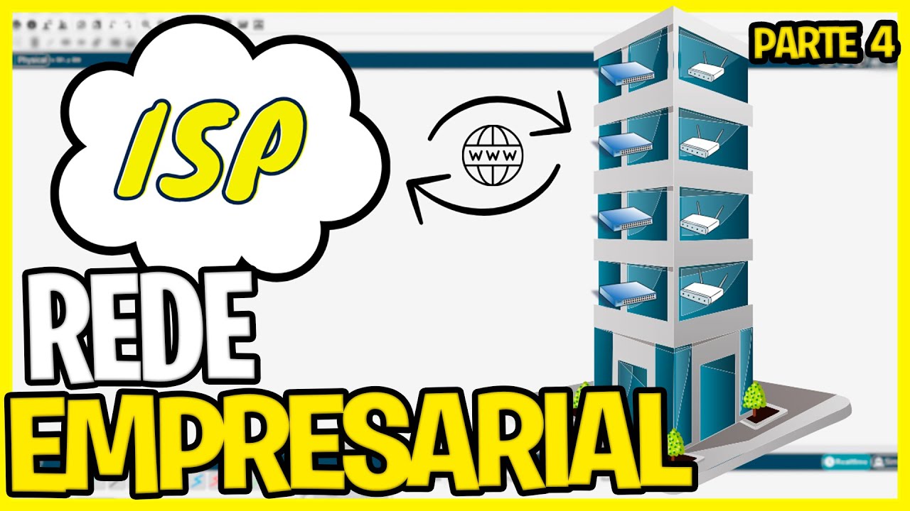 [PARTE 4] Como Montar UMA REDE EMPRESARIAL no Packet Tracer DO ZERO:  OSPF,  DNS, DHCP