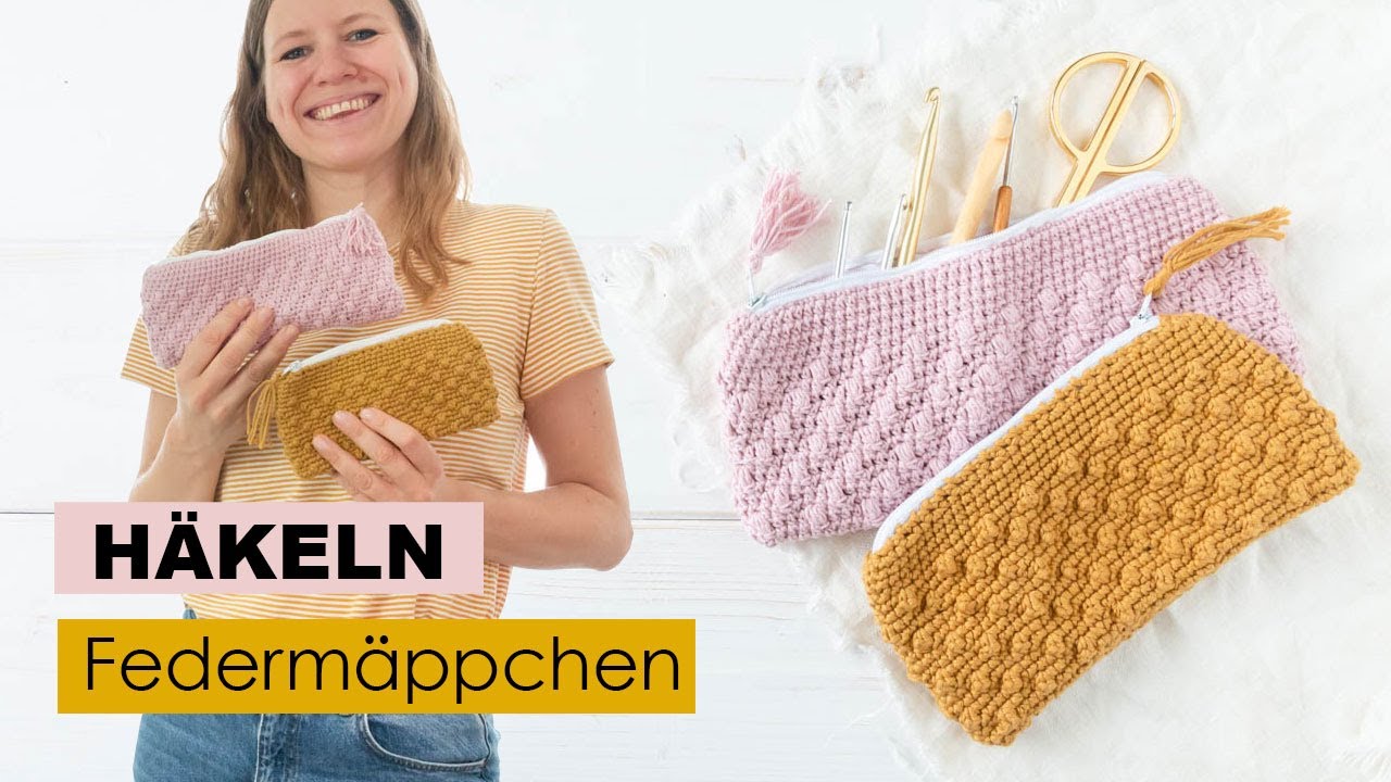 Einfaches Mäppchen häkeln | DIY Geschenk