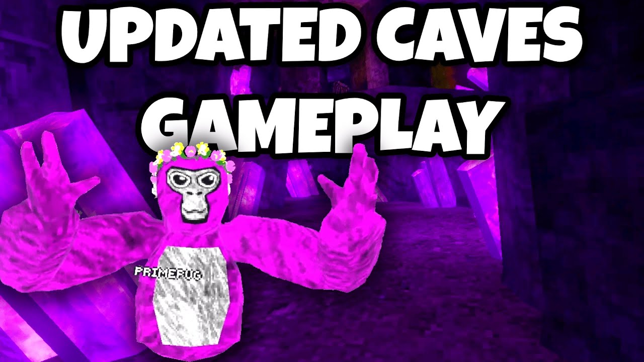 Gorilla Tag UPDATED CAVES Gameplay