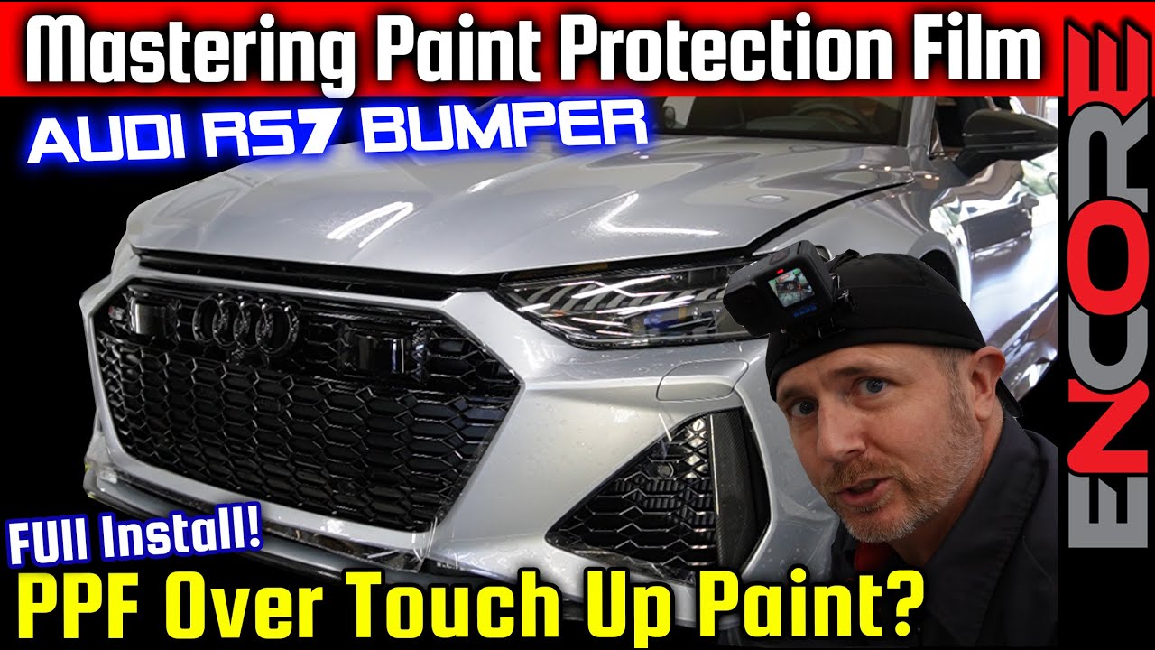 Front Bumper PPF installation On An Audi RS7