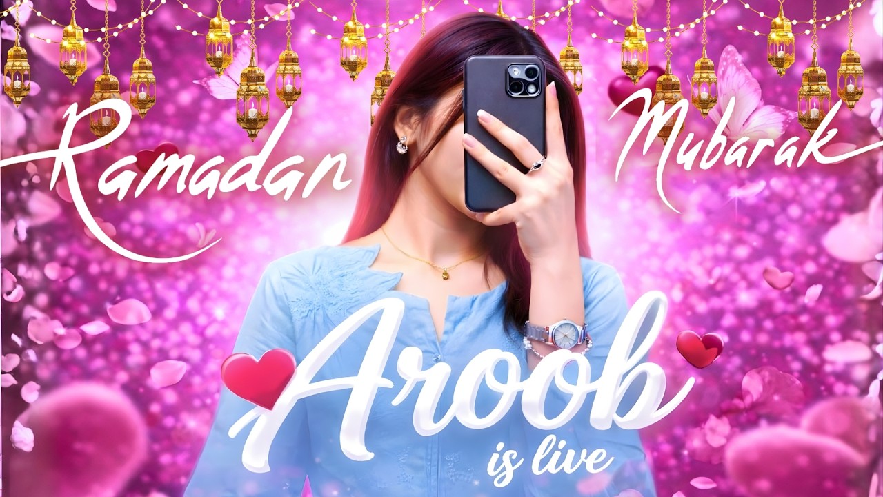 LIVE PUBG Mobile | HDR Graphics + Intense Squad Fight 💥 | Aroob Plays 🌙 Ramadan Mubarak