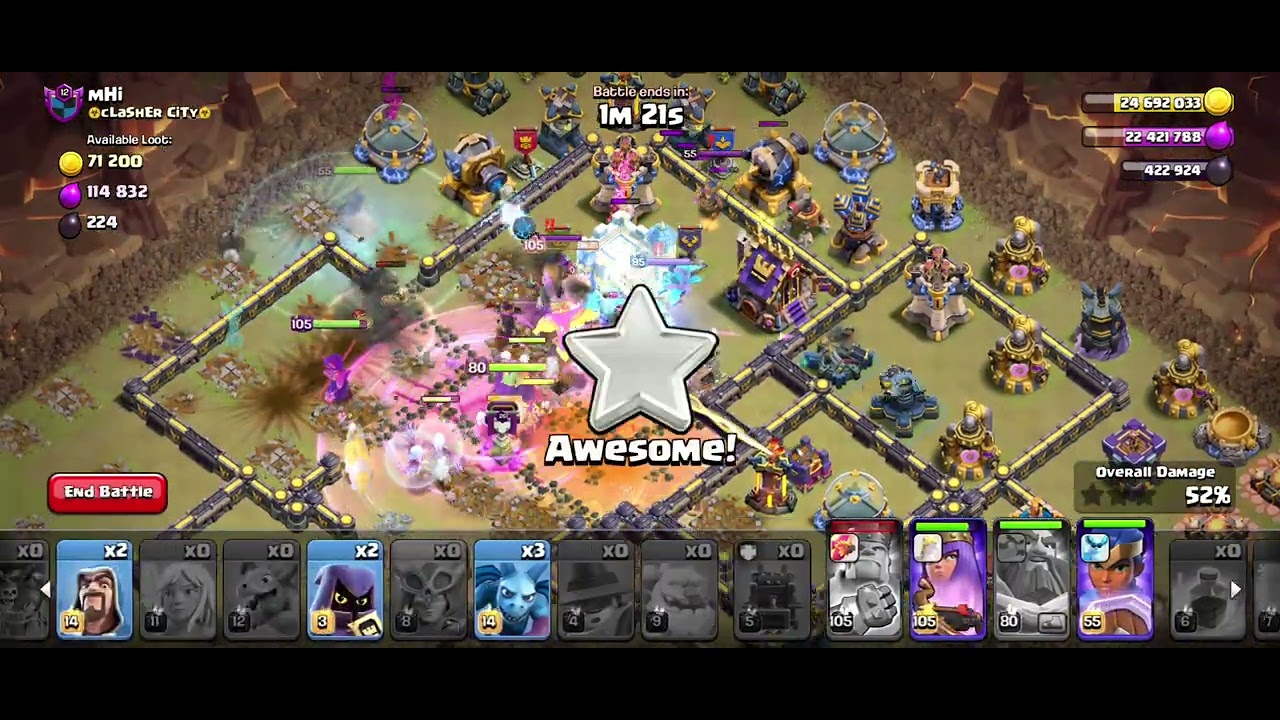 SuperSwitches Smashing In War!!! (Th18 War Attack ) Clash of Clans